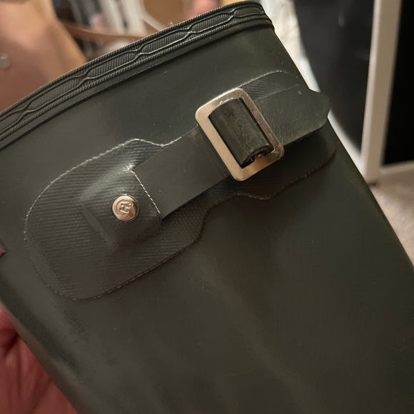 Hunter Original Tall Gloss Rain Boot Graphite Grey - US 7 - Picture 5 of 7